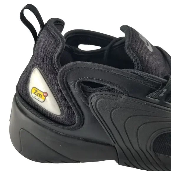 Nike Shoes Men's Size 8 Zoom 2K Black Running Lace Up Leath Fabric - Picture 9 of 15